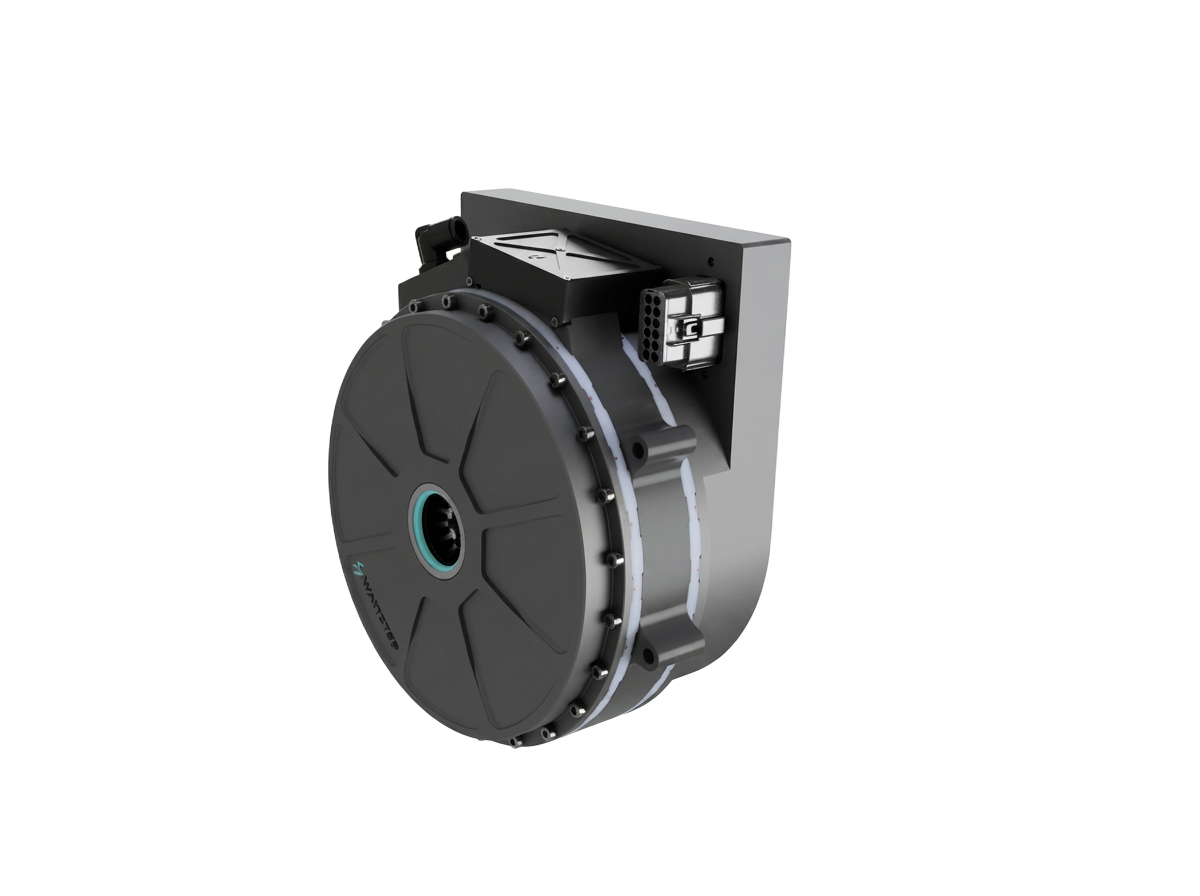 WattStep axial flux electric motor with integrated inverter